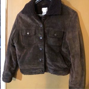 Will Smith Suede Bomber